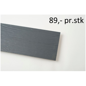 Facadebrædder 8 mm 20x300 cm antracit og Sort (5 stk/pk) Sælges i Hele Pakker