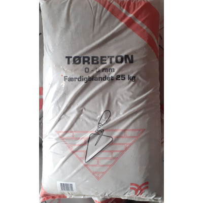 Tørbeton 0-8 mm 25kg