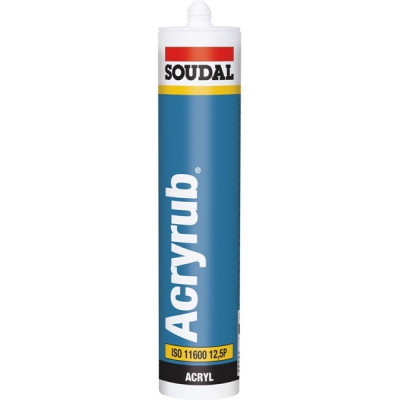 Soudal Acryrub Grå Hvid
