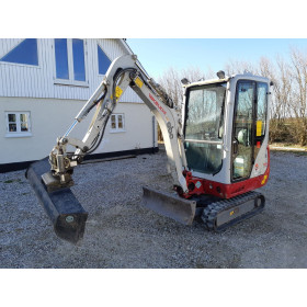 Minigraver Takeuchi TB216 m/ Tiltman Hydraulisk Tilt Fæste (1800kg)