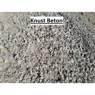 Knust Beton Ren - Knust Beton og Tegl