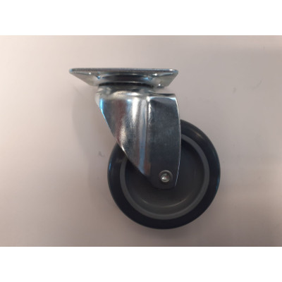 Hjul m/ Drejegaffel 75x25 mm