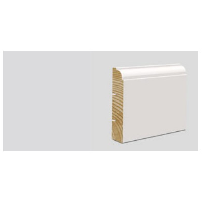 Fodpanel Antik Hvidmalet Fyrretræ 20x115 mm  pr. m. 65 kr