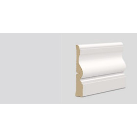 Indfatning Antik Hvidmalet MDF 16x91 mm pr. m. 19 kr.