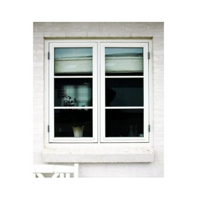 Bondehus vindue 89x99 cm hvid Model Antik 2 lags termo