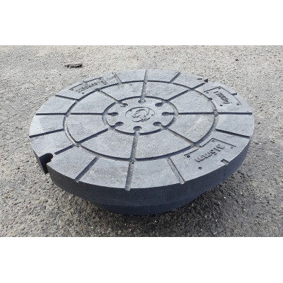 Dæksel genbrugsplast 315 mm lugtfri