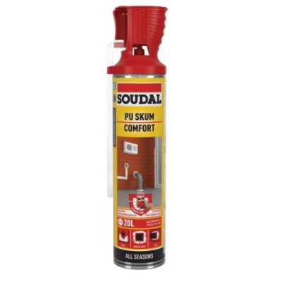 Soudal Comfort Universal Fugeskum 600 ML + 20 %