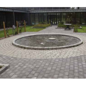 Herregårdssten 14x21x7 cm sort