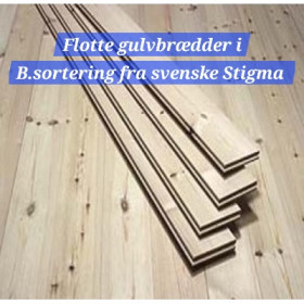 Gulvbrædder 32 x 190 mm B.Sortering Pr.m2
