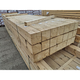 Tømmer 12,5x12,5 cm utørret c18 - 4.8 Meter - pr. m. 75 kr.