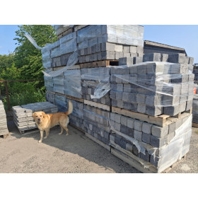 Kantblok herregård Gråmix 14x21x14 cm 140 stk/pl