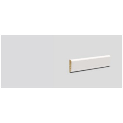 Vægliste Hvidmalet Fyrretræ 9x43 mm Pris Pr. m. 18,00 Kr.