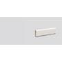 Vægliste Hvidmalet Fyrretræ 9x43 mm Pris Pr. m. 18,00 Kr.