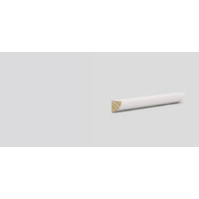 Kvartstafliste Hvidmalet Fyrretræ 15x15 mm pr. m. 12,00 kr.