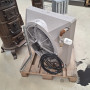 Kalorifer STOR grå. 20 kva. B.70 x.H.70 x D.40 cm  - Brugt