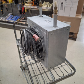 Kalorifer LILLE galv. 5 kva. B.40 x.H.40 x D.40 cm - Brugt