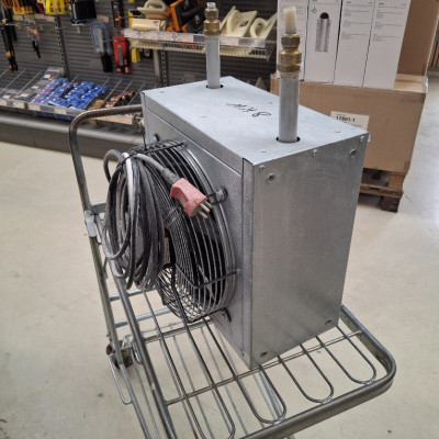Kalorifer LILLE galv. 5 kva. B.40 x.H.40 x D.40 cm - Brugt